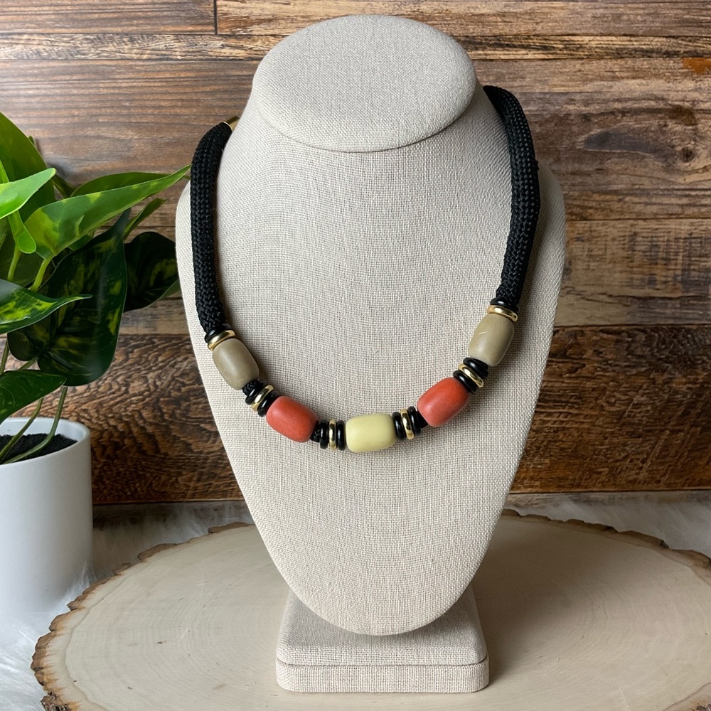 Beaded Roped Necklace - Picture 1 of 3